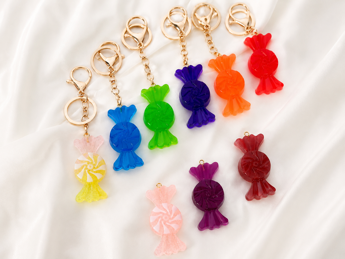 Candy Charm Collection | Handmade Resin Bag Charm & Keychain