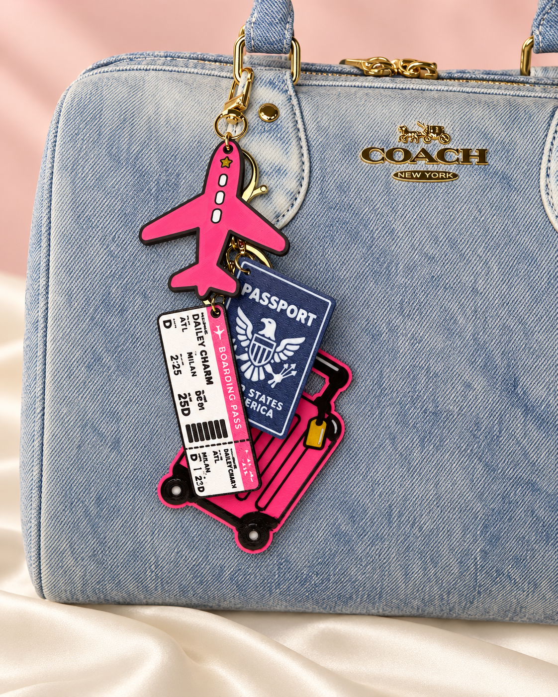 Travel Baddie Charm Set