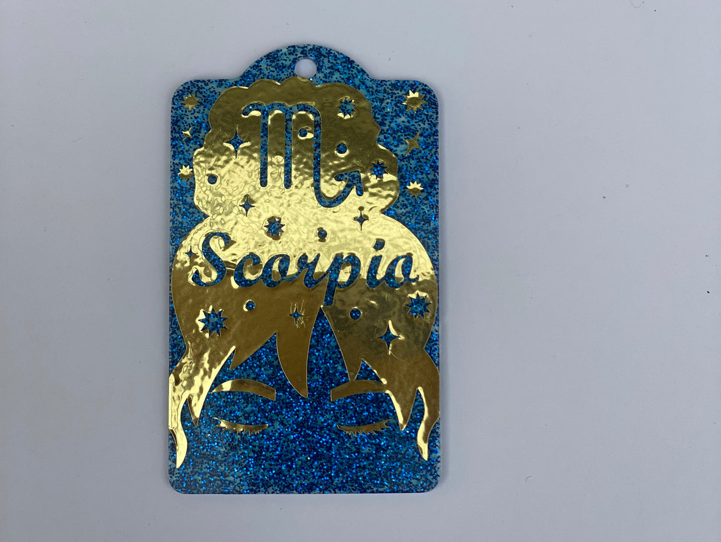 Zodiac Series Resin Hang Tag Charm – Handmade Astrology Bag Charm