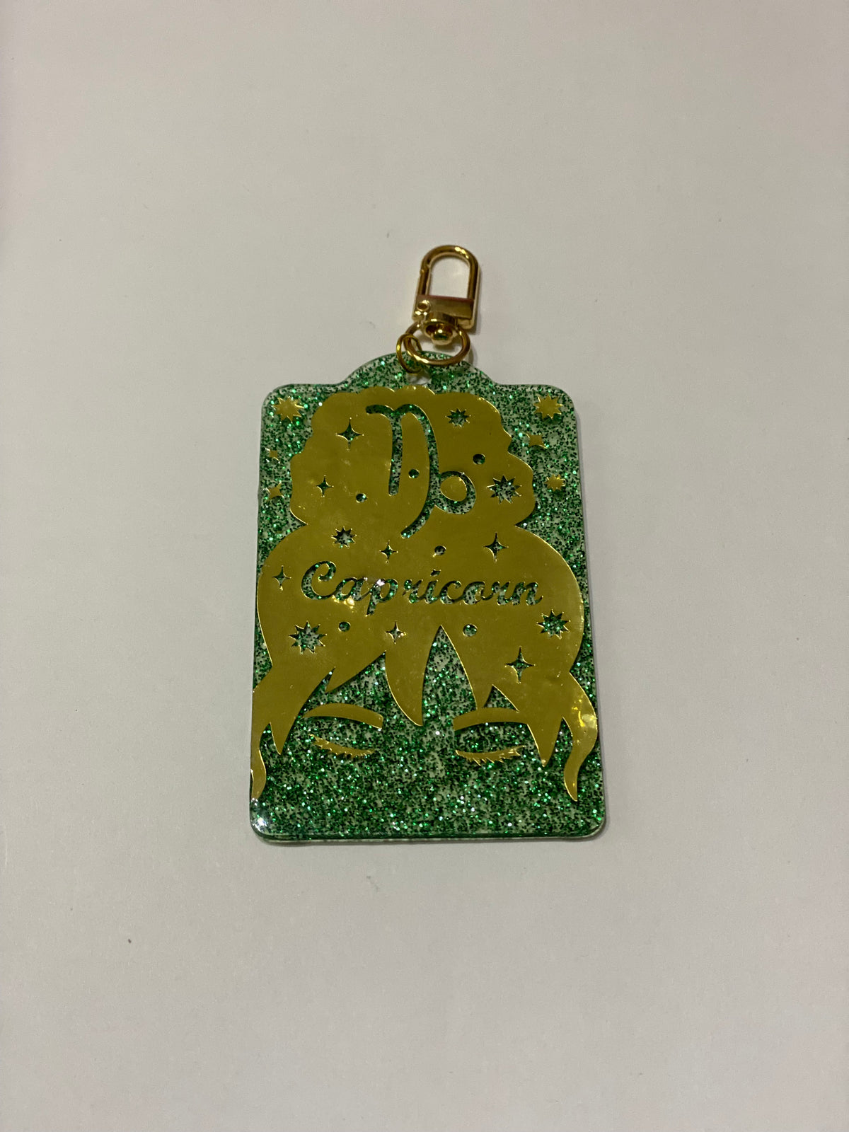 Zodiac Series Resin Hang Tag Charm – Handmade Astrology Bag Charm