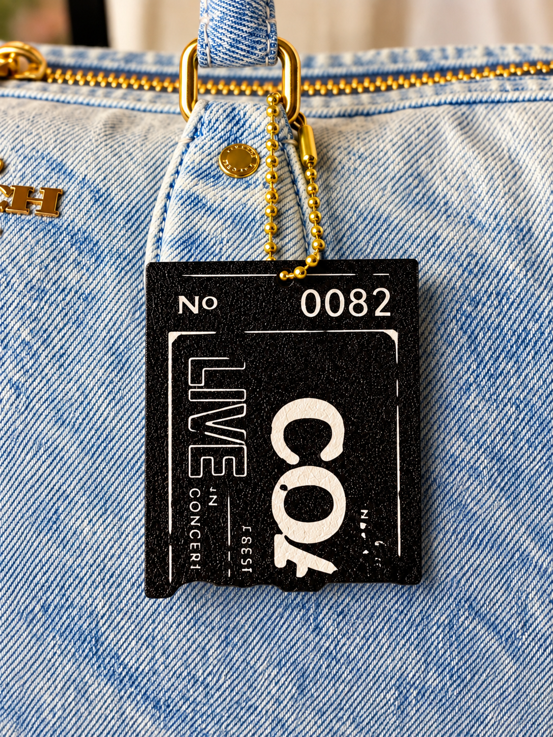 3D-Printed Coach-Inspired Concert Ticket Bag Charm