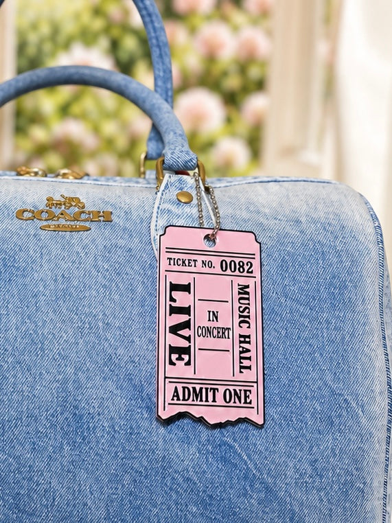 Admit One Concert Ticket Charm