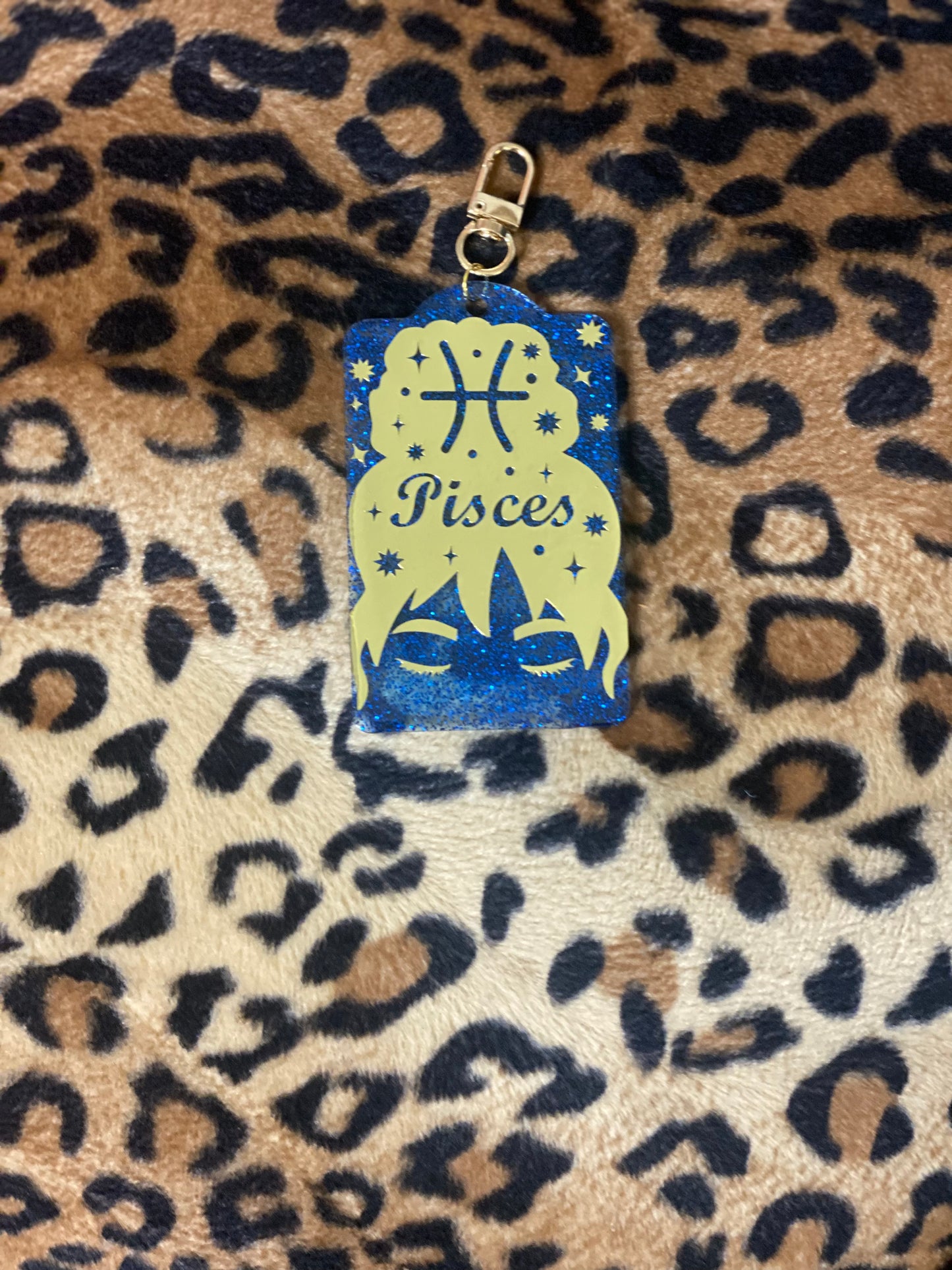 Zodiac Series Resin Hang Tag Charm – Handmade Astrology Bag Charm