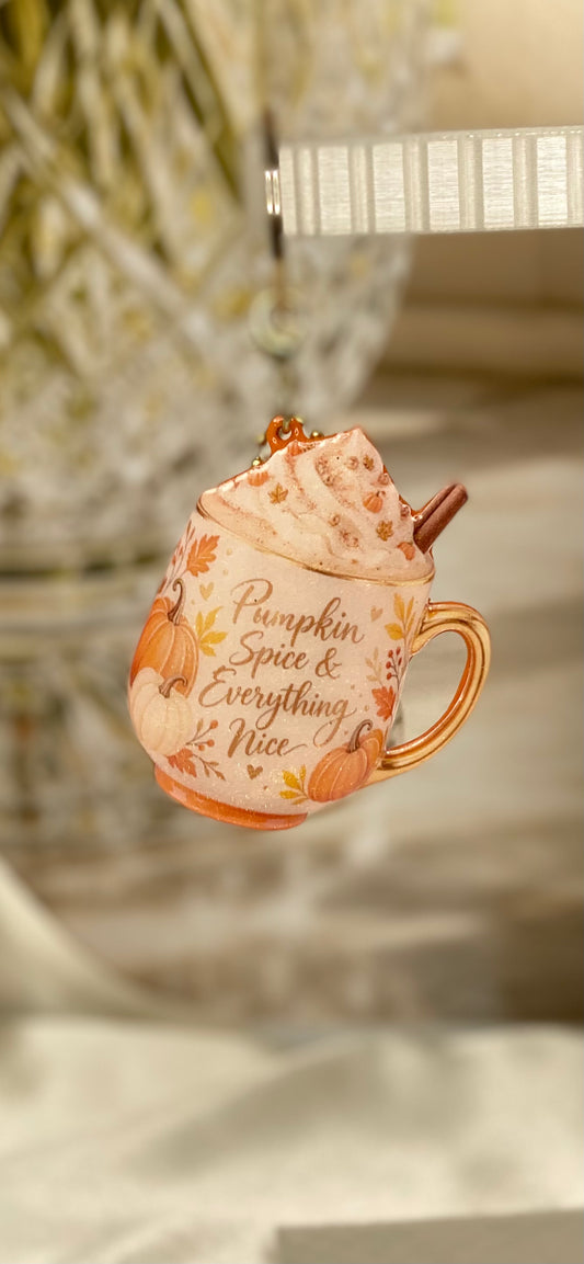 Pumpkin Spice & Everything Nice Mug Charm
