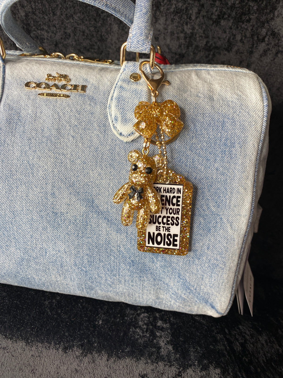 Luxe Stack Charm Set ✨ Gold Statement Bag Charm | Ready to Ship