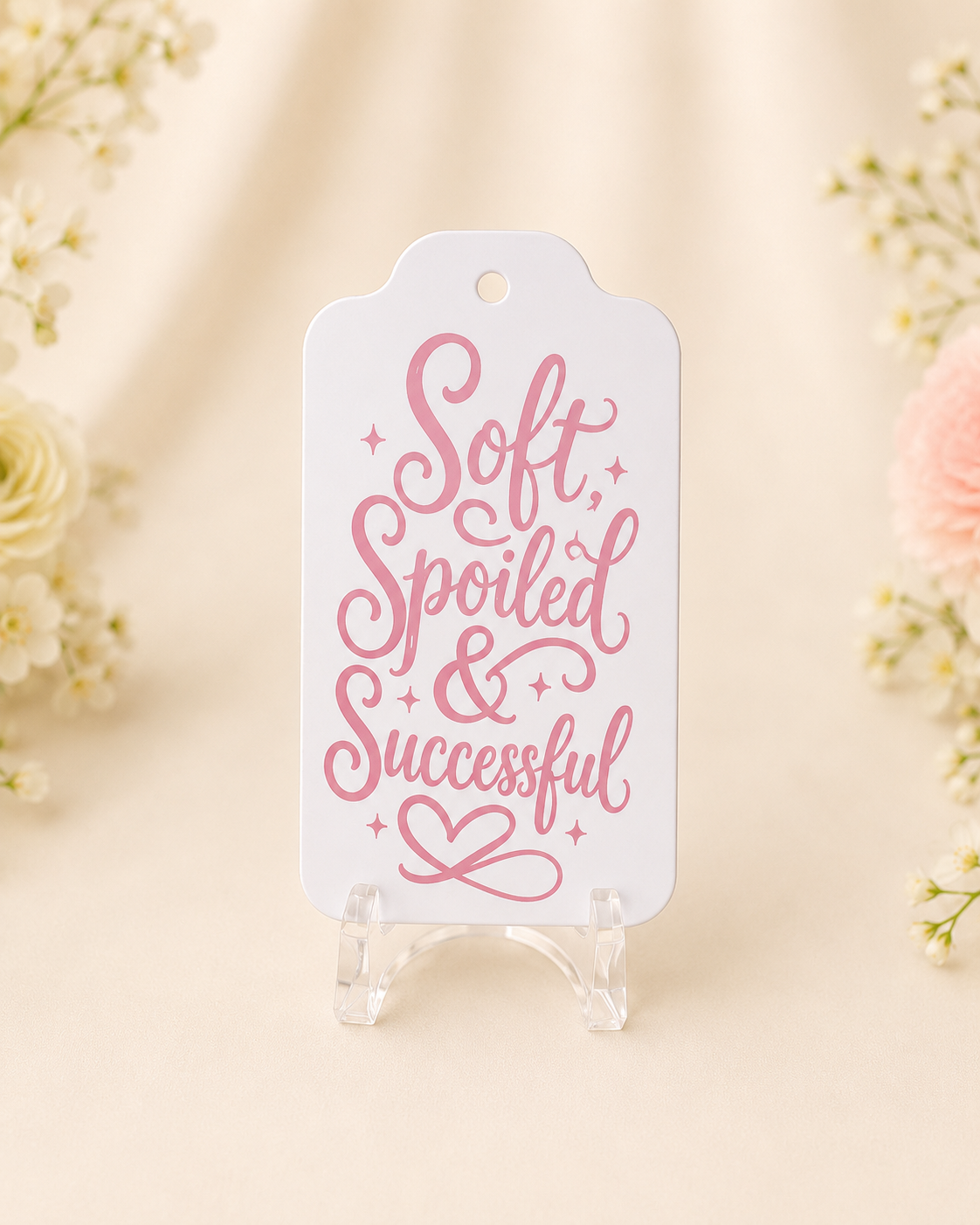 Bougie, Bad & Thick Statement Hang Tag