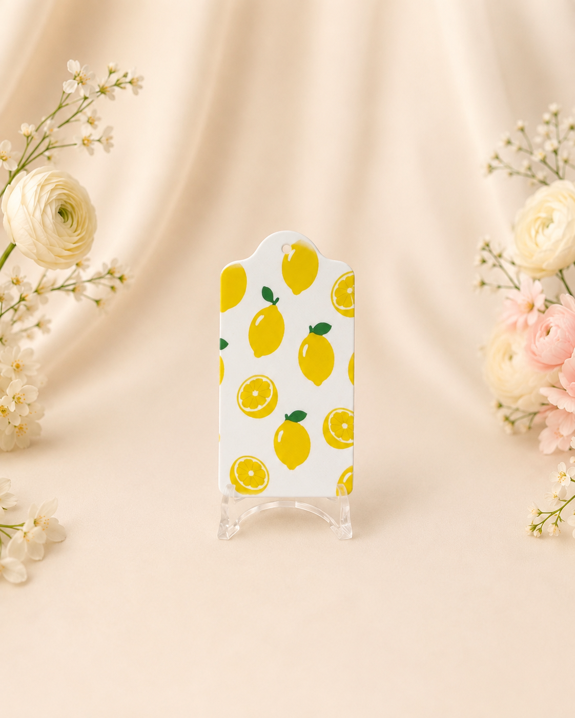 Fruit Print Bag Charm Hang Tags