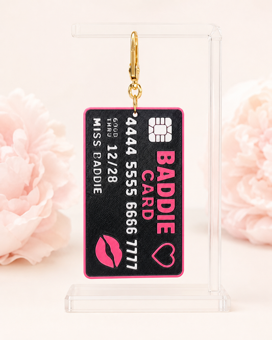 Baddie Express Card Bag Charm