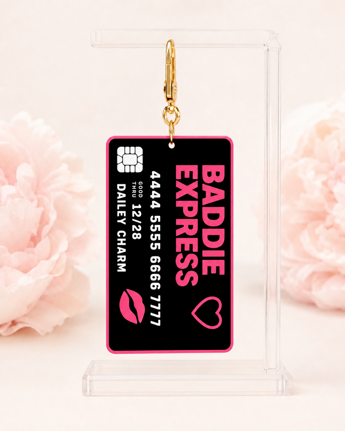 Baddie Express Card Bag Charm
