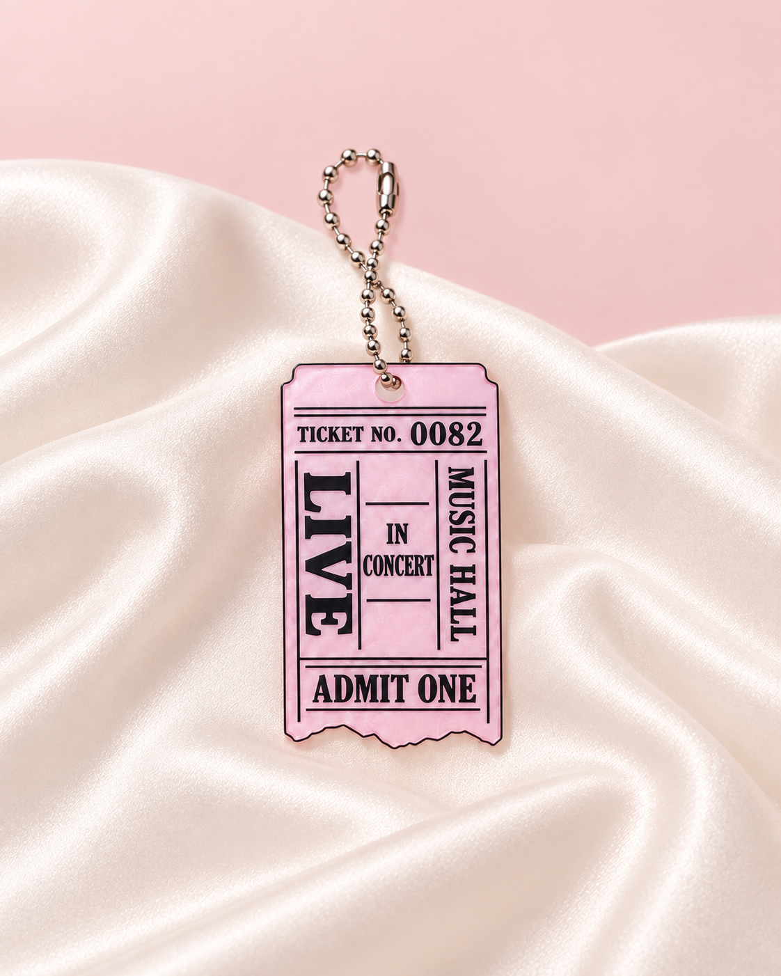 Admit One Concert Ticket Charm