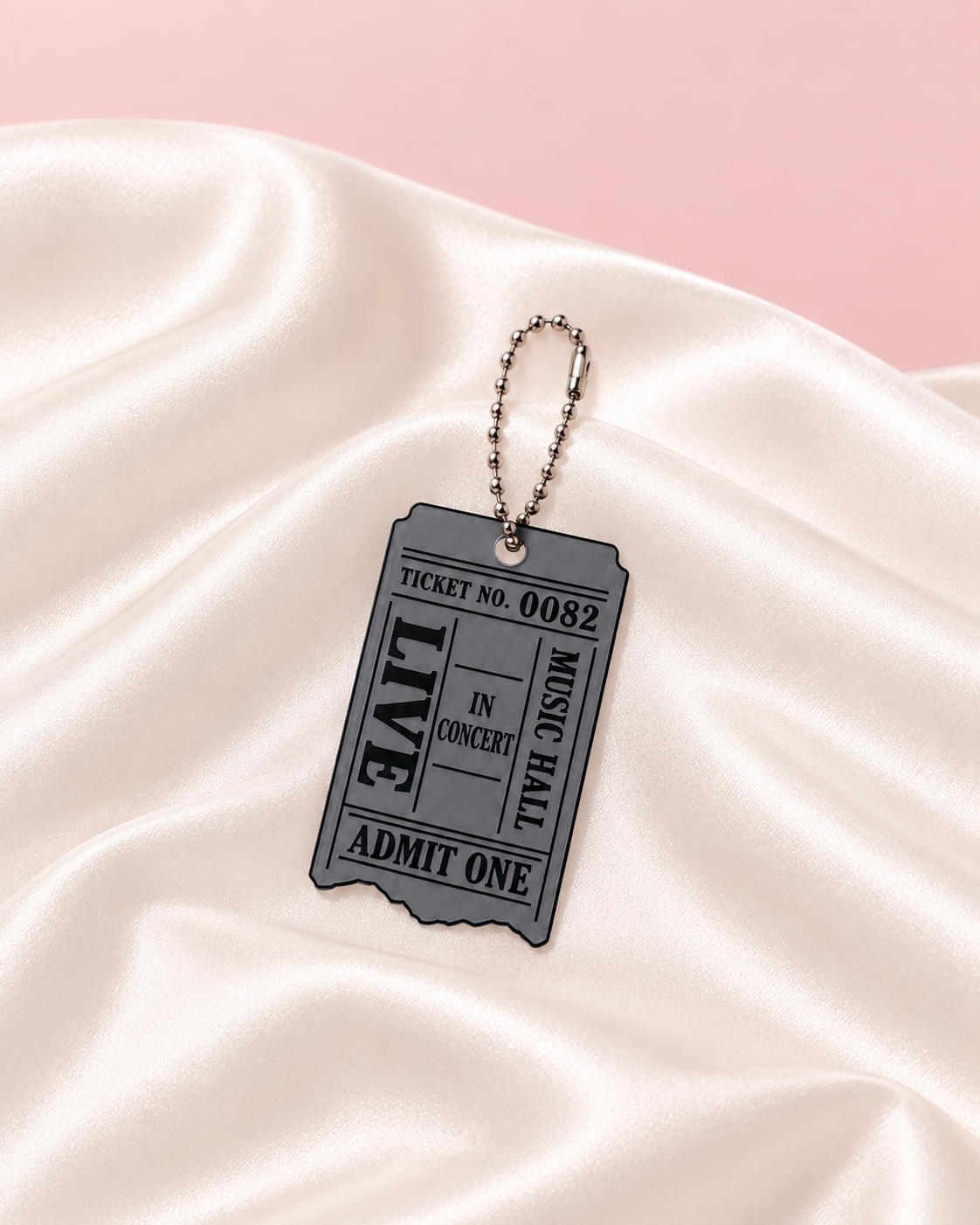 Admit One Concert Ticket Charm