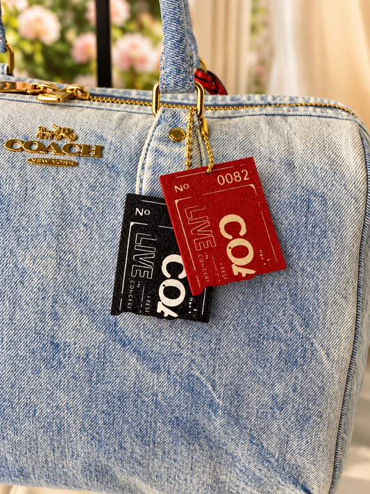 3D-Printed Coach-Inspired Concert Ticket Bag Charm