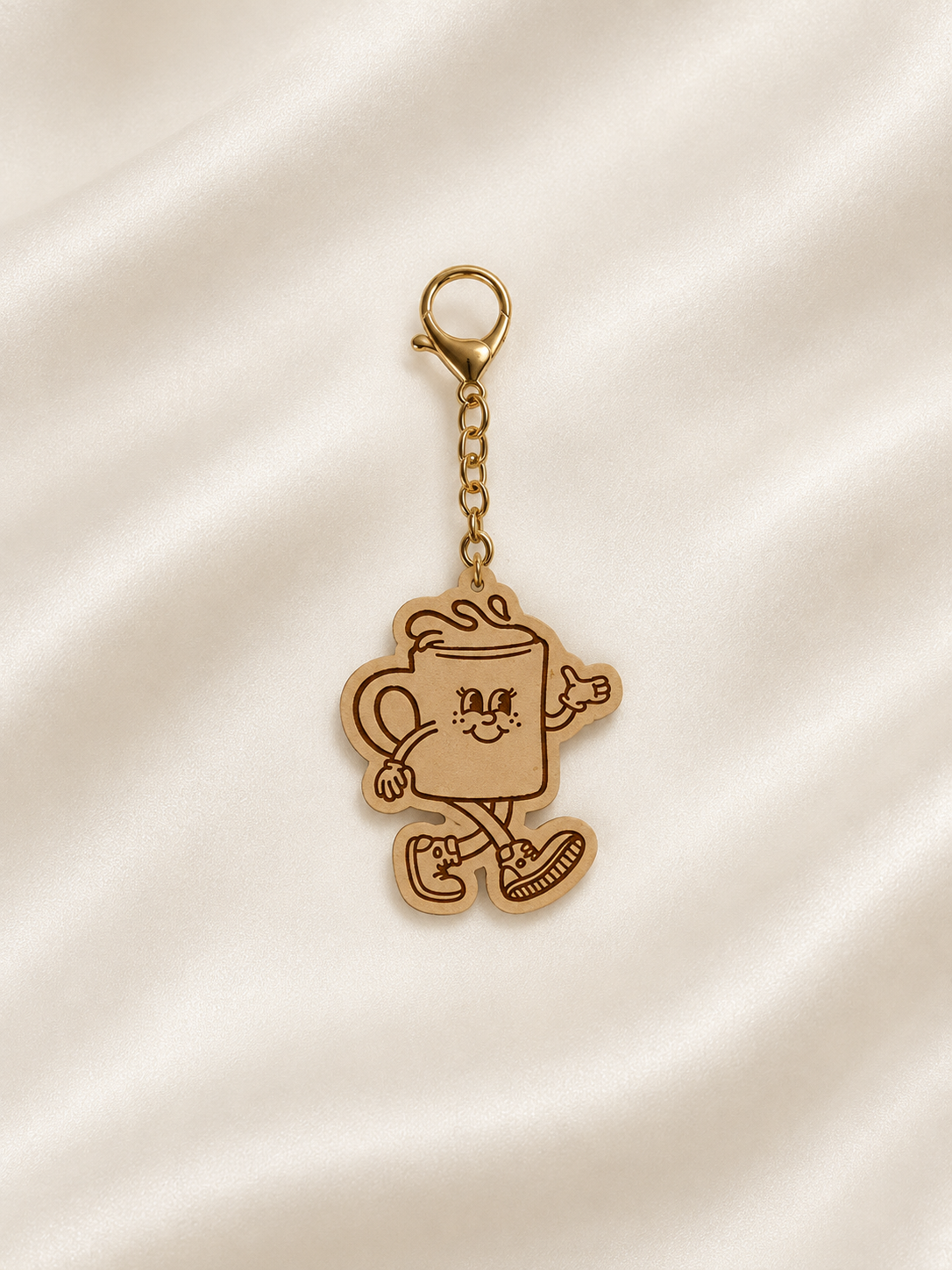 Mr. Latte Designer-Inspired Handbag Charm