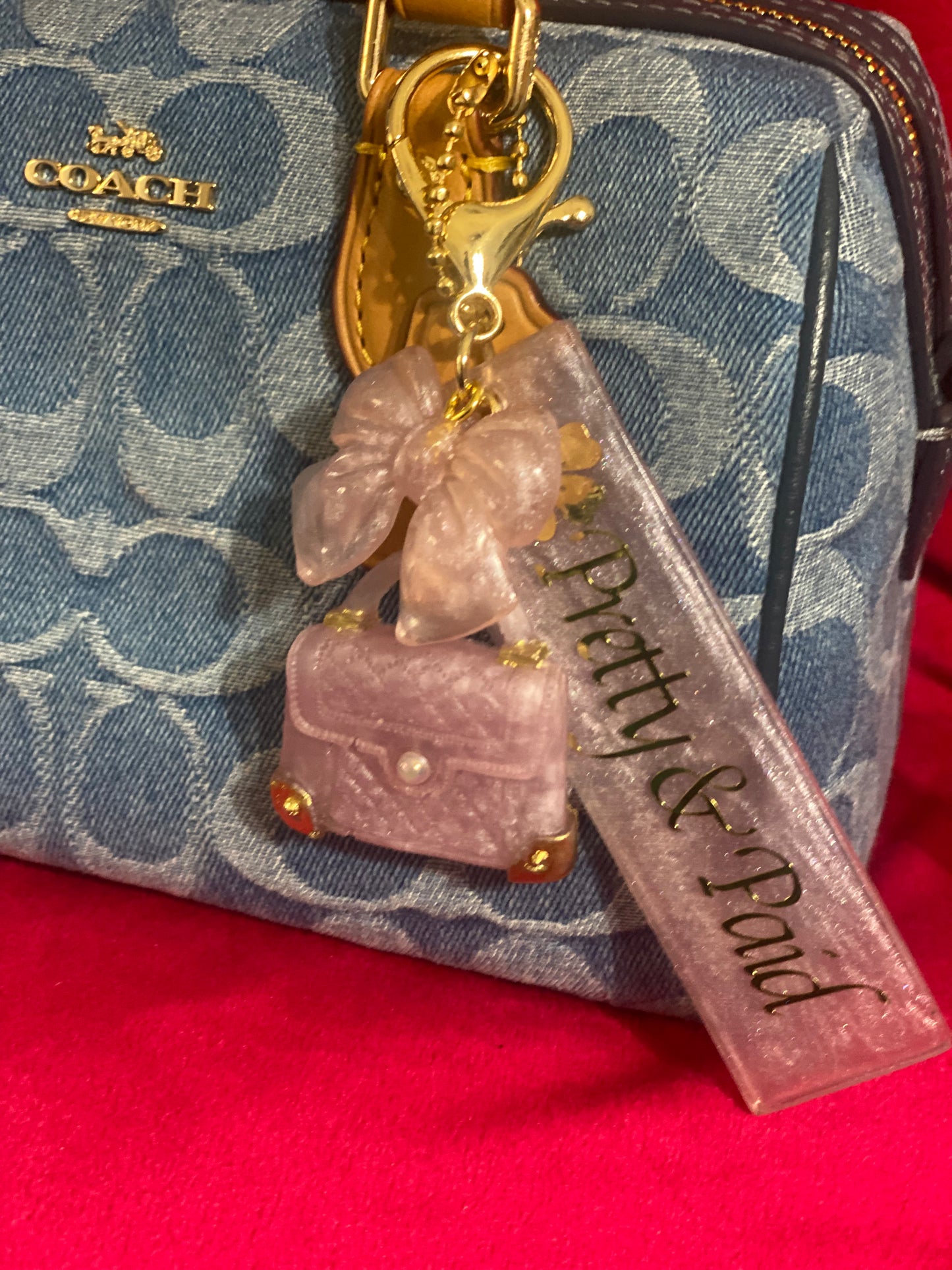 Luxe Stack Charm Set ✨ Gold Statement Bag Charm | Ready to Ship