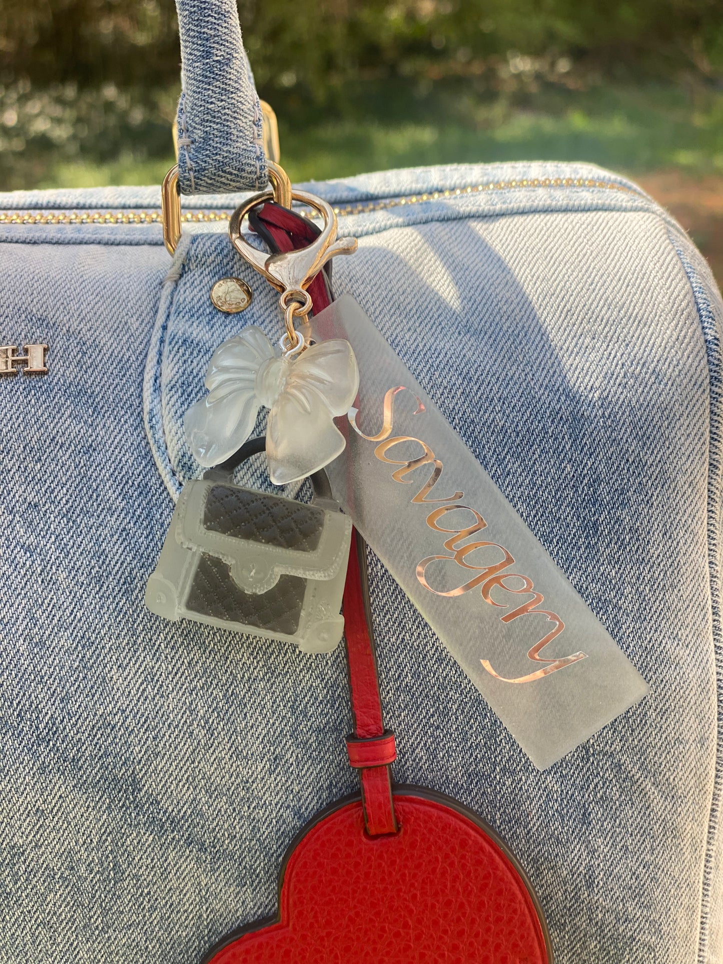 Luxe Stack Charm Set ✨ Gold Statement Bag Charm | Ready to Ship